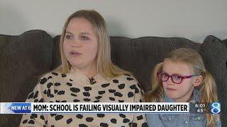 Mom frustrated by IEP process to help girl see lessons