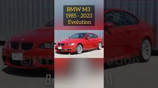 BMW M3 1985 - 2023 Evolution #information #cars #classic #trending #viral  #wow #amazing #shorts