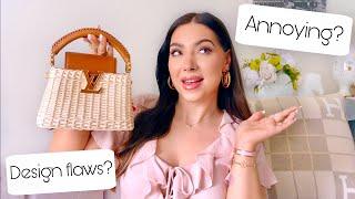 Louis Vuitton Wicker Capucines Review, Design Flaws, What Fits, Worth It?
