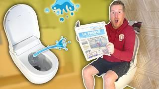 WASHING WC of the future Japanese toilet in the bathroom - EP78 - home renovation