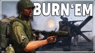 MASSIVE D-DAY BEACH LANDING w/ FLAMETHROWER | Arma 3 WW2 Mod