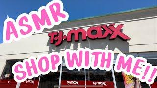 ASMR SHOP WITH ME TJ MAXX ~MY FIRST TIME (whispering voiceover)