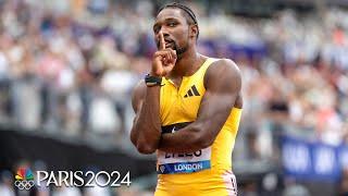 Noah Lyles runs a PERSONAL BEST to win men's 100m at London Diamond League | NBC Sports