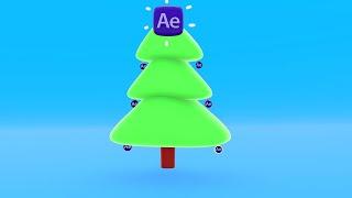 3D Christmas Tree Animation in After Effects Tutorials | Element 3D