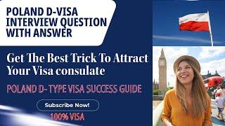 Poland visa interview question and answer | #2025