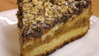 Медовый бисквит / How to make Honey sponge cake  English subtitles