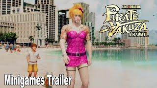 Like a Dragon Pirate Yakuza in Hawaii Minigames Trailer