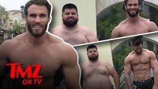 Bodybuilding Champ Calum Von Moger in Pec Flex Contest with TMZ Photog | TMZ TV