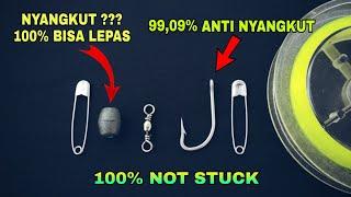 How to make a 100% snag-resistant basic fishing line