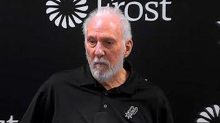 Gregg Popovich on telling the fans to stop booing Kawhi: “You don’t poke the bear.”