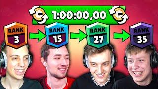 das YOUTUBER PUSH BATTLE (1 STUNDE) 0 auf 1750