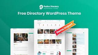 Radius Directory – Free Directory WordPress Theme [Demo Installation]