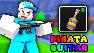 SHOWCASING The PINATA GUITAR in Roblox FLAG WARS