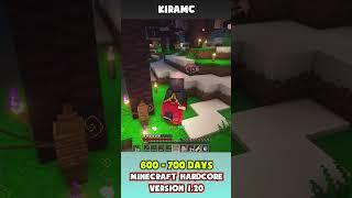 KiraMC Và 100 Ngày Minecraft 1.20 Sinh Tồn Siêu Khó *2 | KiraMC #shorts
