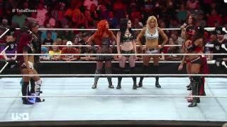 Sasha Banks Charlotte & Becky Lynch wwe Debut 2015