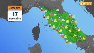 Meteo, previsioni meteo Sabato 16 novembre 2024