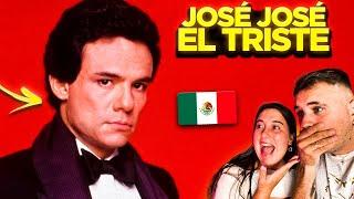  ESPAÑOLES REACCIONAN a JOSÉ JOSÉ - EL TRISTE    **que bonito canta!**