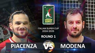 Piacenza vs Modena | Italian Volleyball SuperLega 2024/2025