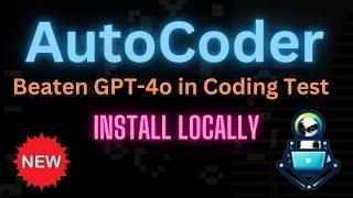 Install AutoCoder Locally - Beats GPT-4o Code Interpreter