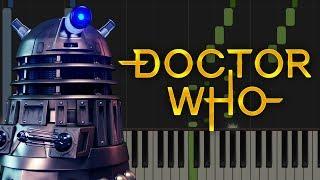 DOCTOR WHO THEME TUNE - Hard Piano Tutorial