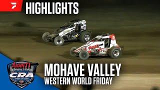 Western World Night #1 | USAC/CRA Sprints at Mohave Valley Raceway 11/1/24 | Highlights