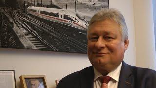 bahn manager Video - INTERVIEW (41): Martin Burkert, stv. Vors. EVG, zu Bahnfragen. Berlin (31.8.20)