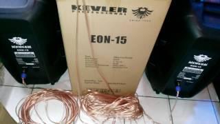 Demo of Trident Powered Mixer Bome 12 and Kevler Passive Speaker Eon15 - by Berklyn Electronic