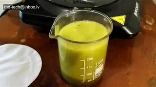 Aqua regia denox nitric acid and gold precipitant.