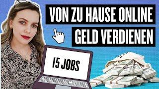 15 Jobs von zu Hause 2023 | In Heimarbeit oder remote Online Geld verdienen