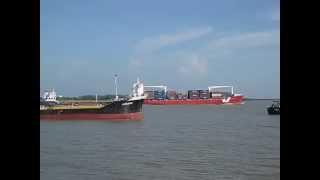 Karnaphuli River & Bay of Bengal intersetion, Chittagong Port, Patenga, Chittagong, Bangladesh