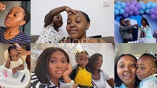 VLOG/ WE FOUND A SPACE finally.Struggling with my Babys hair+ A birthday Party + My life in 3days…..