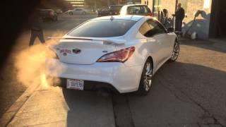 Hyundai Genesis custom exhaust soundclip @ HOTRODSCOTTS