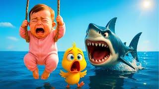 Little Duck Saves Baby in the Sea, A Mother's Prayer Brings a Miracle #animal #jesus #rescue