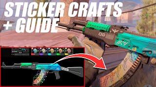 Sticker Crafts After Update (+Guide For Sticker Crafts) #cs2  #counterstrike2  #cs2clips #csgo