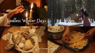 Endless Winter Days | ️Cottagecore Cozy Kitchen