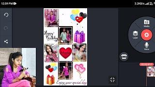 Birthday Video Editing | Latest Happy Birthday Status For Love| Happy Birthday Black Screen Template