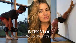 Week VLOG| upper body, lower body workout & yoga