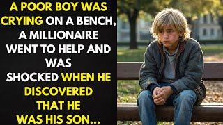 A Poor Boy Was Crying on a Bench, a Millionaire Went to Help And Was Shocked When...