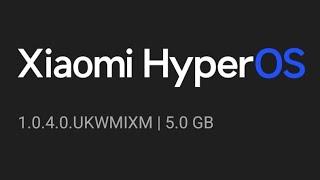 Xiaomi 11T |  How to install the HyperOS 1.0.4.0 (GLOBAL VERSION) MANUALLY