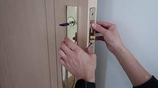 How to Replace a Mortise Cylinder in a Door 更換鎖膽 邀請拍攝請聯絡 : colourchartmail@gmail.com 50,000訂閱前免費