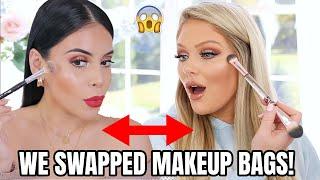 I SWAPPED MAKEUP BAGS WITH JUICY JAS | TESTING HER FAVORITES