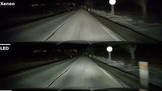 LED vs Xenon D3S Skoda Octavia 3