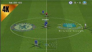 PES 6 - Chelsea vs Everton [Gameplay 4K]