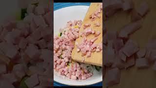 Салат из гавайской смеси с ветчиной #Shorts