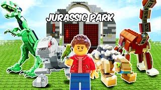 Building a Huge LEGO Jurassic Park: All the Dinosaurs | FUNZ Bricks