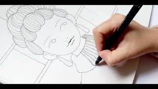SKETCH WITH ME, art in sketchbook, Sketchbook Symphony