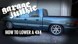 How To Lower a 4X4 Chevy Truck