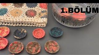 AYÇİÇEĞİ MOTİFLİ  YELEK 1.BÖLÜM MOTİF  YAPIMI #handmade#youtubevideo#keşfet#çeyizlikyelek