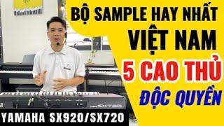 DEMO Test Bộ Sample 5 CAO THỦ Bảo Đảm Hay nhất VIỆT NAM - SAMPLE Đàn Organ  SX720/SX920