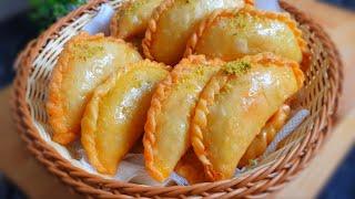 Perfect Shahi Gujiya Recipe | Chashni Wali Raseeli Gujia | Mawa Gujiya
